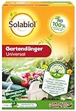 Solabiol Bio Gartendünger Universal mit Sofort- und Langzeitwirkung für Obst, Gemüse und Zierpflanzen 2,5 kg, braun