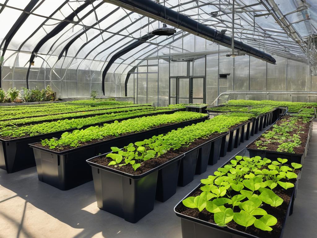 Pflanzenwachstum und Nachhaltigkeit im Gewächshaus