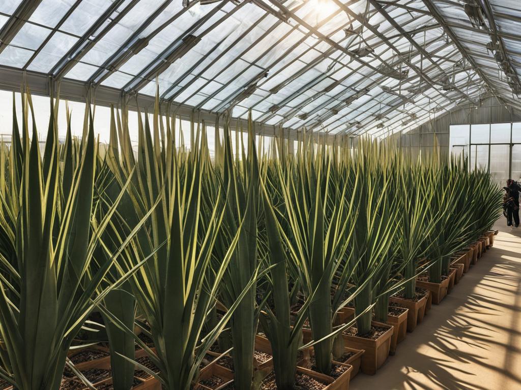 Yucca im Gewächshaus pflanzen