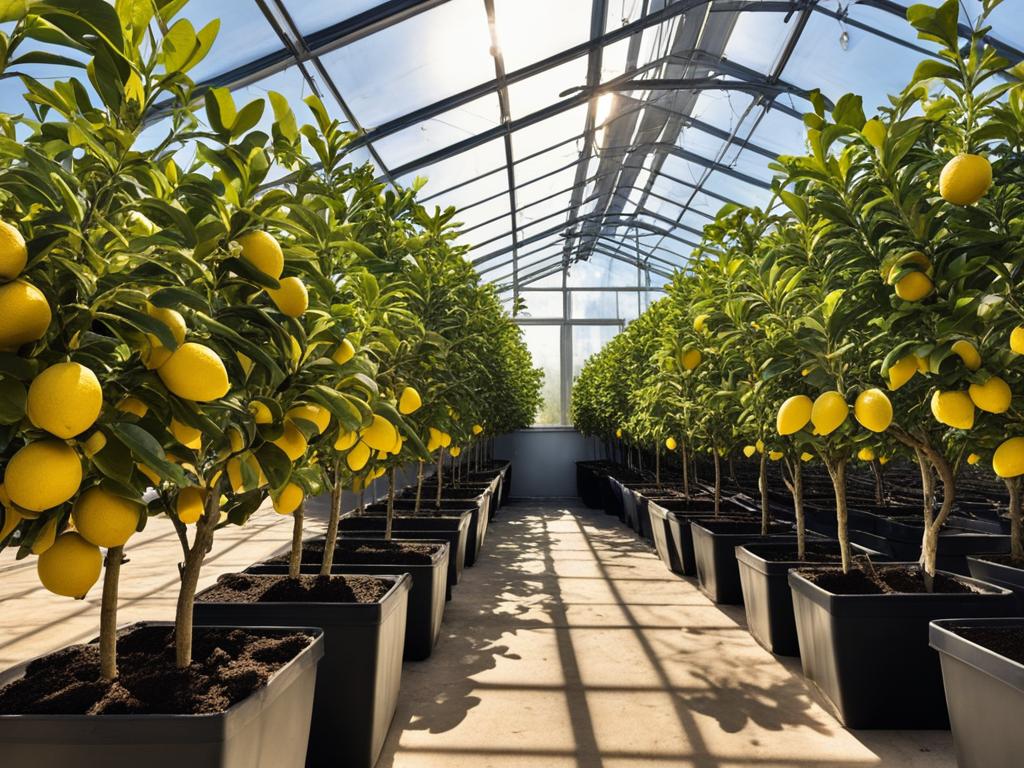 Zitronen im Gewächshaus pflanzen
